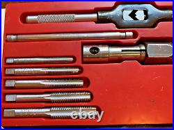 Vintage Craftsman 28pc SAE Tap & Die Set No. 5200 Kromedge Made in USA