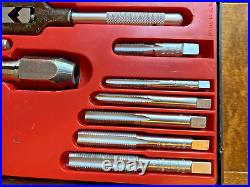 Vintage Craftsman 28pc SAE Tap & Die Set No. 5200 Kromedge Made in USA