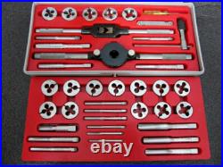 Vintage Craftsman 40pc SAE Tap & Die Set No. 5209 Kromedge Made in USA