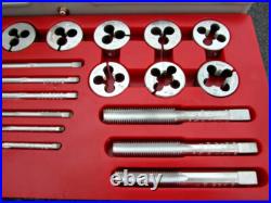 Vintage Craftsman 40pc SAE Tap & Die Set No. 5209 Kromedge Made in USA