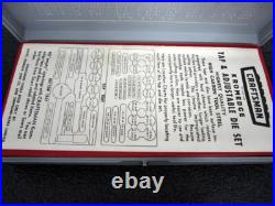 Vintage Craftsman 40pc SAE Tap & Die Set No. 5209 Kromedge Made in USA