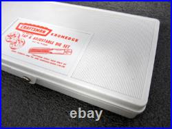 Vintage Craftsman 40pc SAE Tap & Die Set No. 5209 Kromedge Made in USA