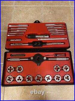 Vintage Craftsman Kromedge 38 Piece Sae Tap & Hexagon Die Set 9-5206 USA
