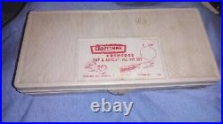 Vintage Craftsman Kromedge 52091 SAE 41pc Tap & Die Set, gentle previous use