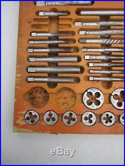 Vintage Craftsman Kromedge Tap and Die Set in Original Wood box