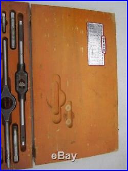 Vintage Craftsman Kromedge Tap and Die Set in Original Wood box