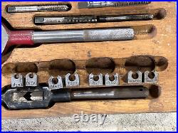 Vintage Craftsman Tap and Die (Mixed) Set Greenfield No. 5 Tap Handle Wooden Box