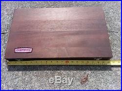 Vintage Craftsman Tap and Die Set SAE In Wood Box (USA Made) 9-5212
