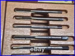 Vintage Goliath Tap And Die SAE Standard Set Made in Canada M4-12 M4-10 Handles