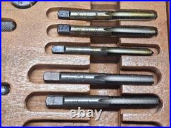 Vintage Goliath Tap And Die SAE Standard Set Made in Canada M4-12 M4-10 Handles