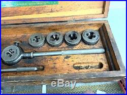 Vintage Greenfield Little Giant No. 317 Screw Plate Tap And Die Set Good Cond