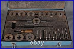 Vintage Greenfield Little Giant No. 343 Threading Tap and Die Set 21 Pieces