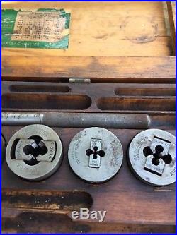 Vintage Greenfield Little Giant Tap And Die Set Screw Plate #310 Used