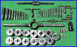 Vintage Greenfield Little Giant Tap And Die Set With Extras Approx. 50 Pieces