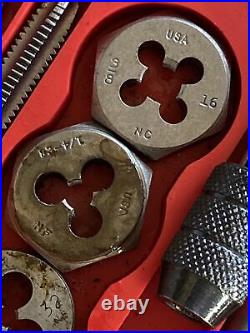 Vintage Greenfield Little Giant & Vermont & USA Tap & Die Set e65a