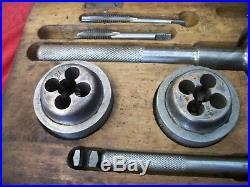 Vintage Greenfield Screw Plate Little Giant No. 1 Tap and Die Set With Wood Box