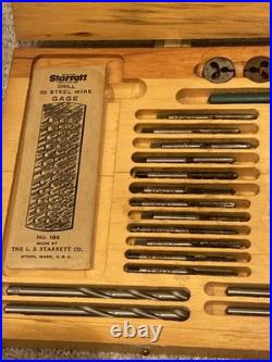 Vintage Greenfield Tap And Die Set In Original Wooden Case Original