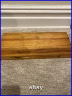 Vintage Greenfield Tap And Die Set In Original Wooden Case Original