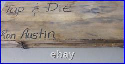 Vintage Greenfield Tap And Die Set In Wooden Case FREE SHIPPING