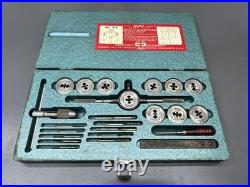 Vintage Gtd Little Giant Tap Die Set A-4 Screw Plate Complete Vgc USA