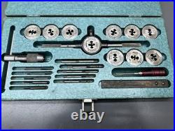 Vintage Gtd Little Giant Tap Die Set A-4 Screw Plate Complete Vgc USA