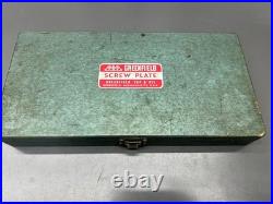 Vintage Gtd Little Giant Tap Die Set A-4 Screw Plate Complete Vgc USA