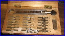 Vintage Japanese Army, WW2, Military Gun Repair Kit, No. 4, Tap and Die Set