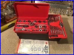 Vintage MAC TOOLS TAP & DIE SUPER SET 3606TS RED CARRYING CASE COMPLETE