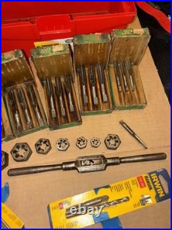 Vintage Machinist GTD Greenfield Tap & Die Tool Set with Original Wooden Case