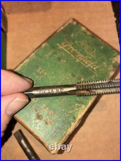 Vintage Machinist GTD Greenfield Tap & Die Tool Set with Original Wooden Case