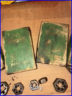 Vintage Machinist GTD Greenfield Tap & Die Tool Set with Original Wooden Case