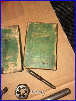 Vintage Machinist GTD Greenfield Tap & Die Tool Set with Original Wooden Case