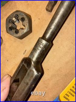 Vintage Machinist GTD Greenfield Tap & Die Tool Set with Original Wooden Case