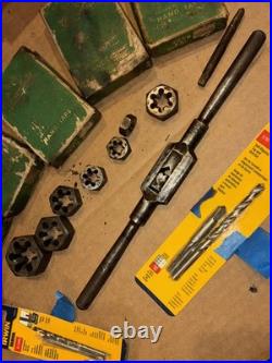 Vintage Machinist GTD Greenfield Tap & Die Tool Set with Original Wooden Case