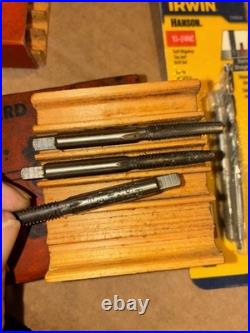 Vintage Machinist GTD Greenfield Tap & Die Tool Set with Original Wooden Case