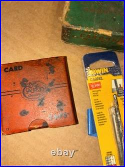 Vintage Machinist GTD Greenfield Tap & Die Tool Set with Original Wooden Case