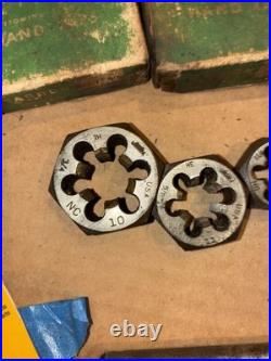 Vintage Machinist GTD Greenfield Tap & Die Tool Set with Original Wooden Case