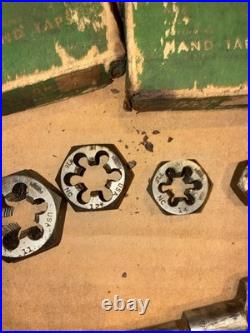 Vintage Machinist GTD Greenfield Tap & Die Tool Set with Original Wooden Case