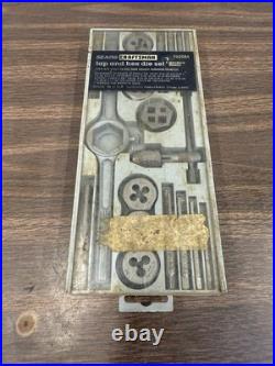 Vintage SEARS CRAFTSMAN Tap and Hex Die Set 20 Pc USA Made 952084 Complete