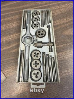Vintage SEARS CRAFTSMAN Tap and Hex Die Set 20 Pc USA Made 952084 Complete