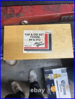 Vintage SNAP ON Tap & Die Set TD 2500 4 To 12-C