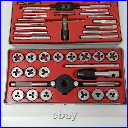 Vintage Sears Craftsman Kromedge 41 pc Tap & Hexagon Die Set 9 5201