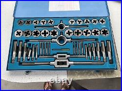 Vintage Tap and Die Set Metric and SAE 45 piece Continental