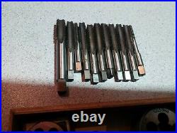 Vintage Tap and Die Set with Tap Wrench Presto & Goliath see description