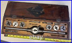 Vintage The J. M. Carpenter MADE IN THE USA Tap & Die With Original Case