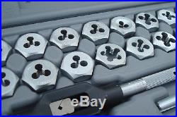 Vintage USA Made CRAFTSMAN 76 piece Metric and SAE tap and die set NOS MINT