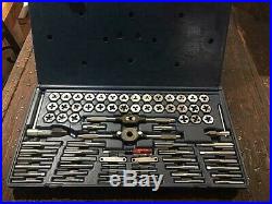 Vintage-sears Craftsman Kromedge -76 Pc Tap& Hexagon Die Set- #9-52131 USA