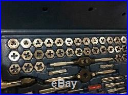 Vintage-sears Craftsman Kromedge -76 Pc Tap& Hexagon Die Set- #9-52131 USA