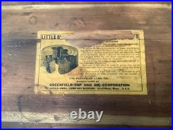 Vtg Greenfield Little Giant Tap & Die Set Wells Bros. E