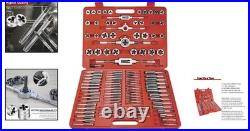 WAKUKA 110 Piece Tap and Die Set(SAE&METRIC)Threading Tool Set With Storage C